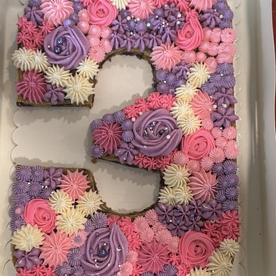 Letter/Number Custom Cookie Cake