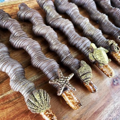 Pretzel Rods: Caramel Wrapped 