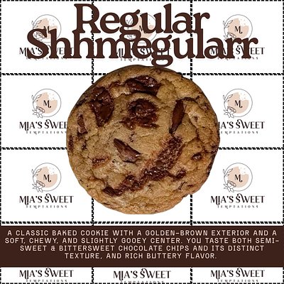 Regular Shhmegularr (Classic Chocolate Chip Cookie) 