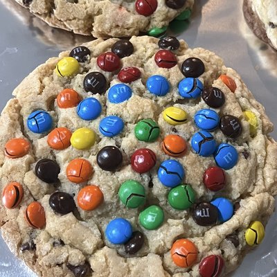 Jumbo M&M Cookies