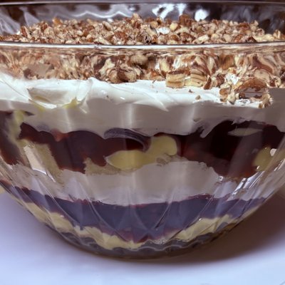 Blueberry Punchbowl Trifle