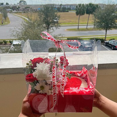 Flower & Cake Box