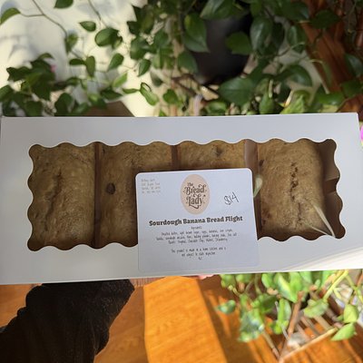 Sourdough Banana Bread Flight 