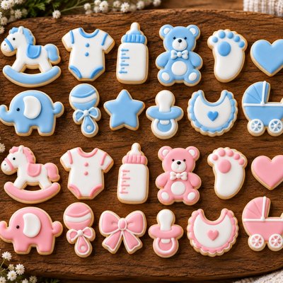 Small Mini Cookies, Baby Shower ￼