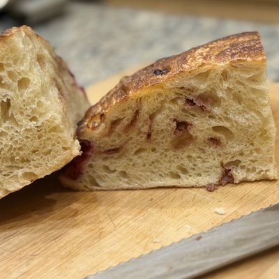🍊🤍 Cranberry Orange Sourdough 🤍🍊