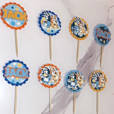 Personalized Cupcake Toppers ($12 Per 6 Count)