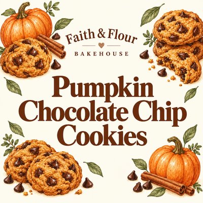 Pumpkin Chocolate Chip Cookies - Dozen