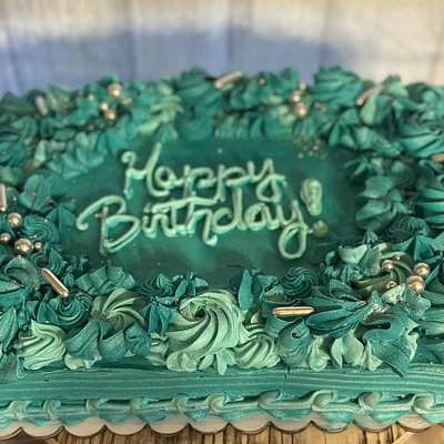 1/4 Sheet Cake