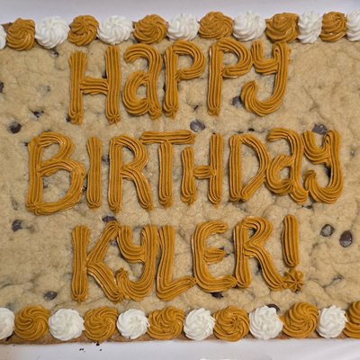 9x13 Rectangular with Border and Custom Message 