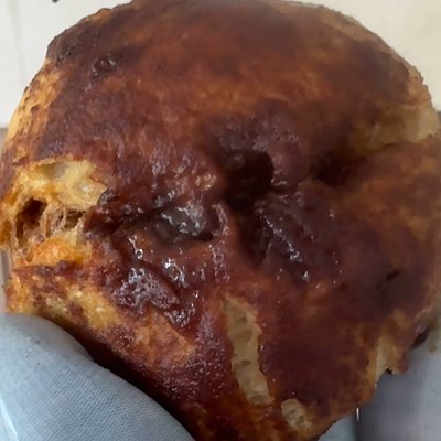 Cinnamon Sugar Sourdough bagel