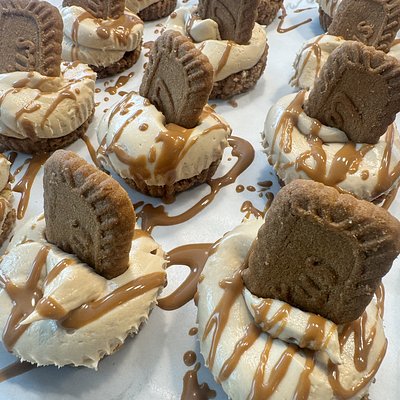 Cookie Butter Cheesecake Bites Dozen