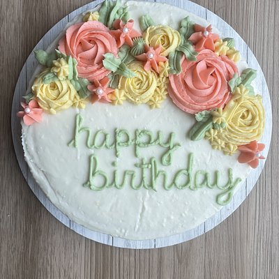 8” Double Layer Round Cake
