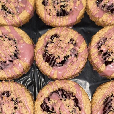 Dark Cherry Kobbler Kookies 