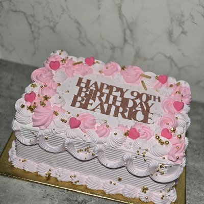 Quarter Sheet Cake Colors Only