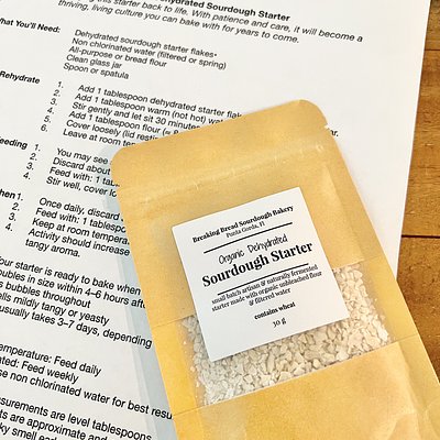 Sourdough Starter W/ Instructions 