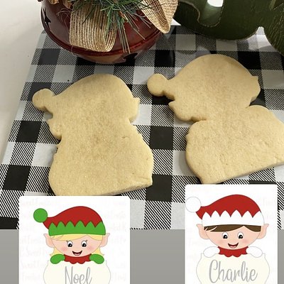 Personalized Elf Cookie