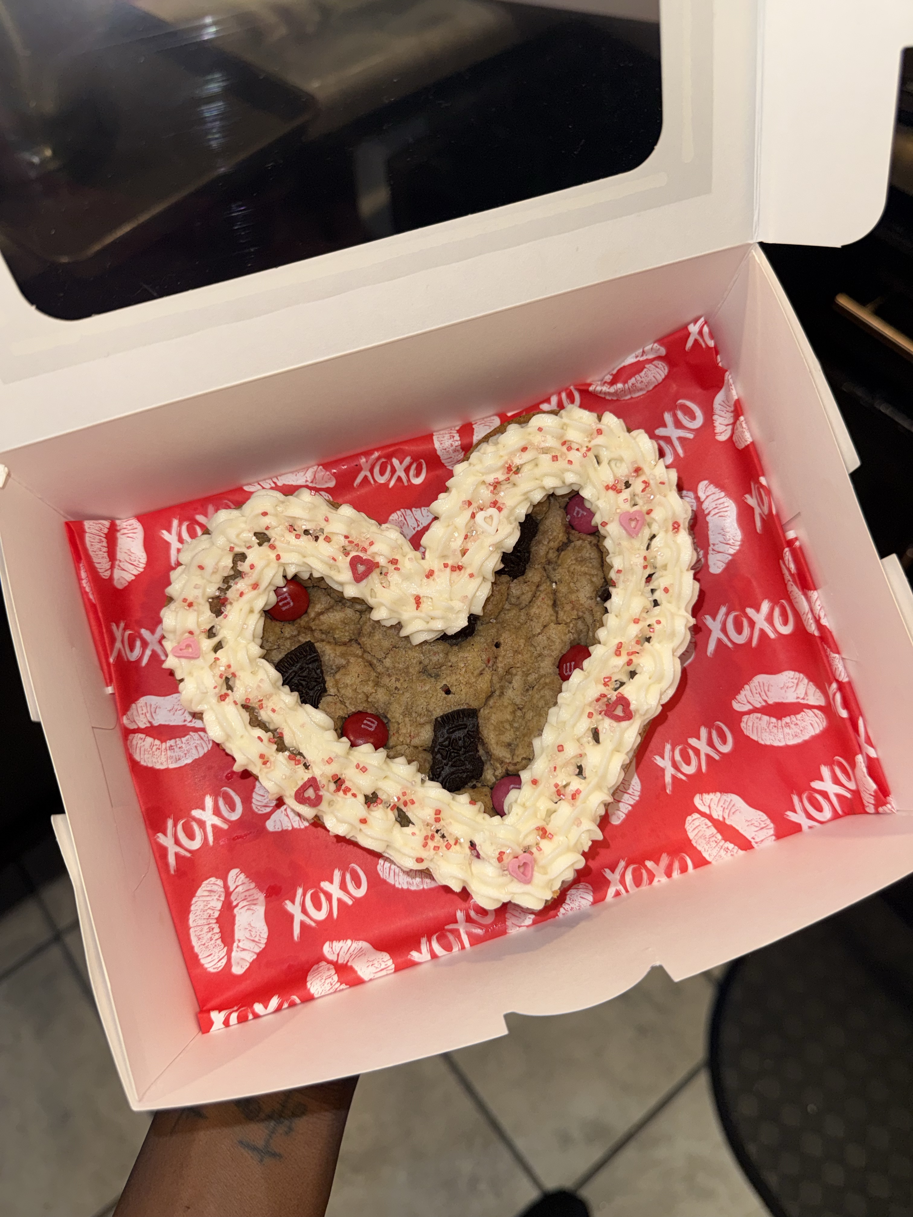 Heart Cookie Cake (6 in) 