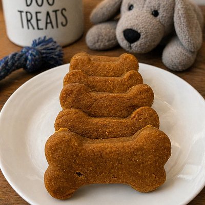 Pumpkin Peanut Butter Dog Treats