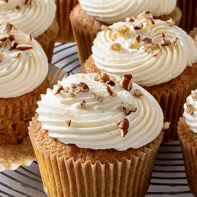 Gluten Free Carrot Cake  Cupcakes 12 Pack 
