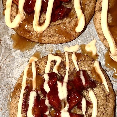 Half Dozen-Salted Caramel Apple Cookies