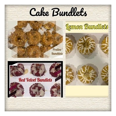 Cake bundlets (One Dozen) 