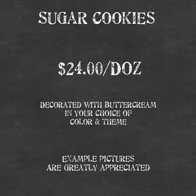 Decorated Sugar Cookies 