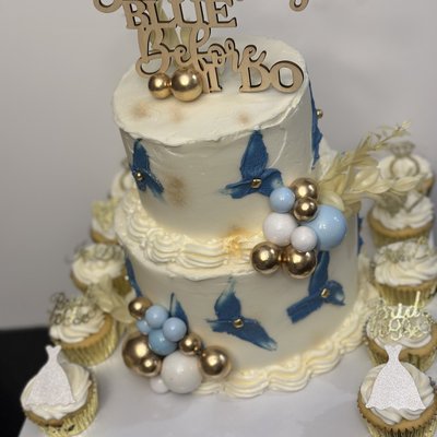 2 Tier Custom Cake 6 And 8 Inch 