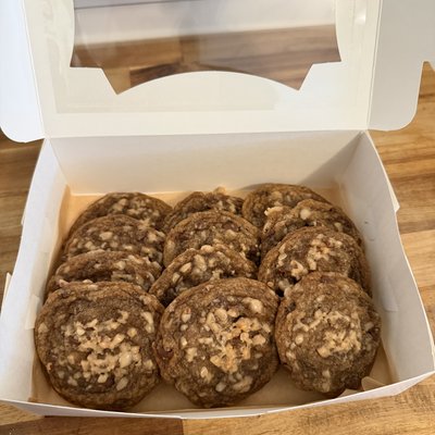 Brown Butter Toffee Chocolate Chip Cookies