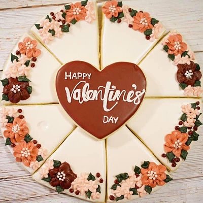 “Happy Valentines” Cookie Cake