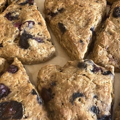 Sourdough Blueberry Scones