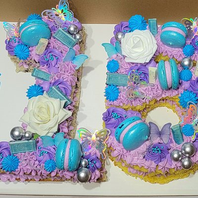 12" Double Digit Number Cake