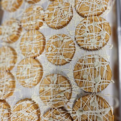 Orange creamsicle cookie