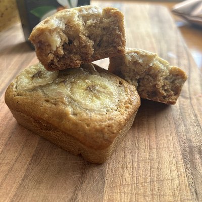 Honey Vanilla Banana Bread (mini loaf)