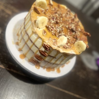 Butter Pecan Carmel Layer Cake 