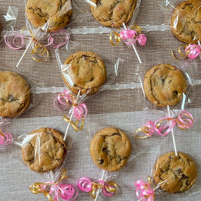 Chocolate Chip Sourdough Cookie Pops
