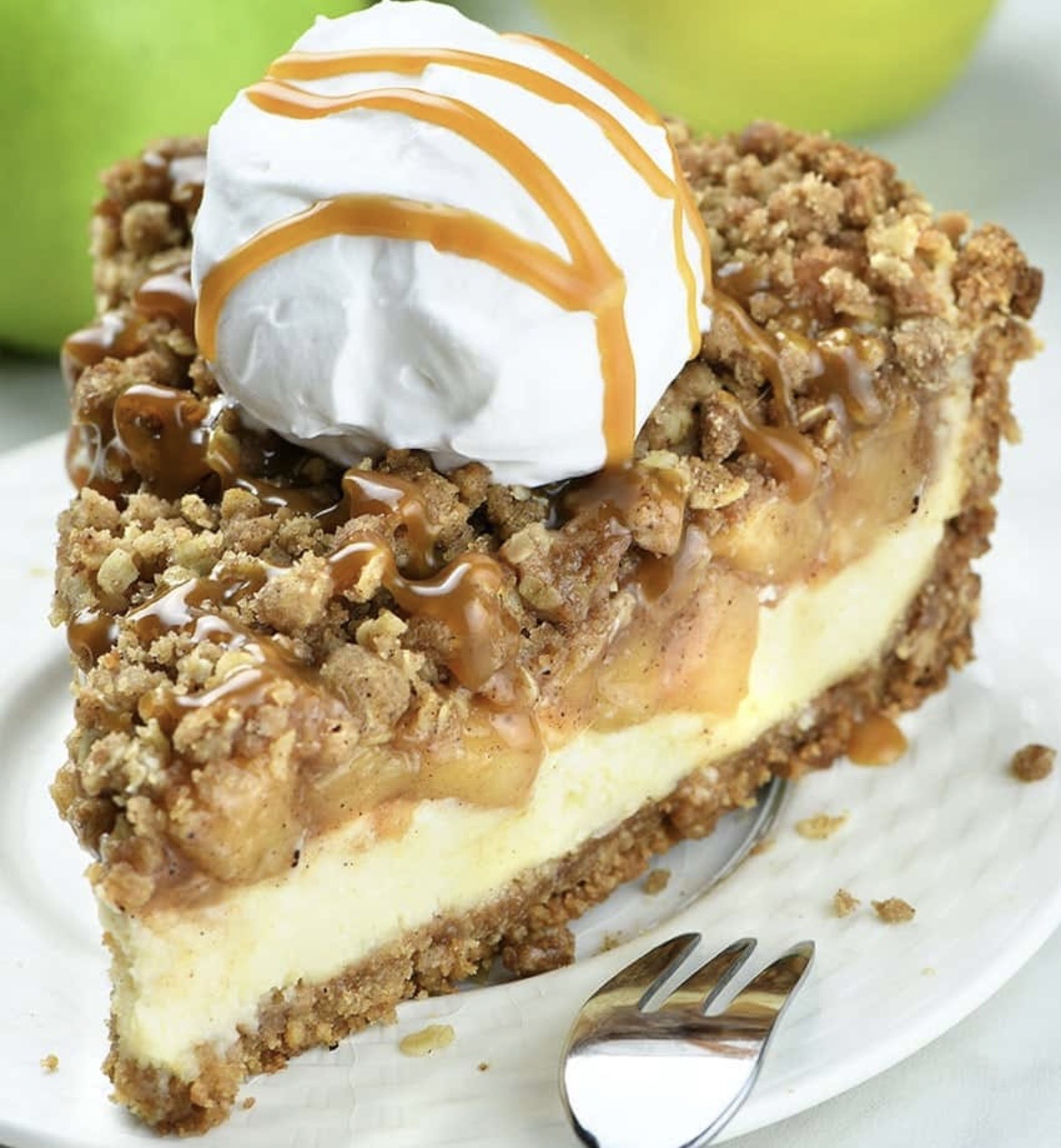 Apple Compote cheesecake Pie