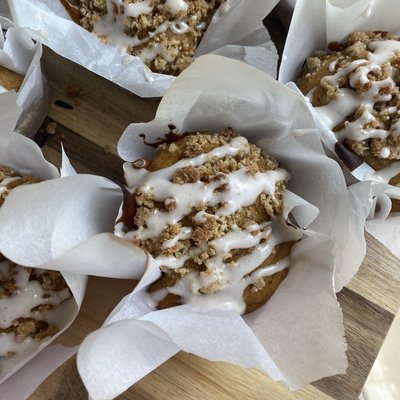 Pumpkin Muffins W/t Streusel Topping 