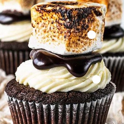 Hot Chocolate Cupcakes 