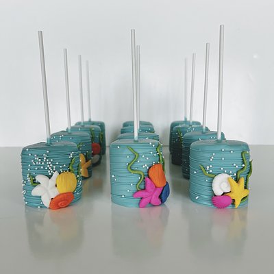 Chocolate Covered Jumbo Marshmallows