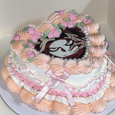 6” anime cake 