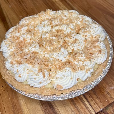 Toasted Coconut Cream Pie 