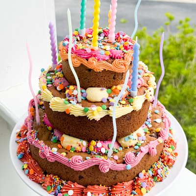 Two + Layer Cookie Cakes