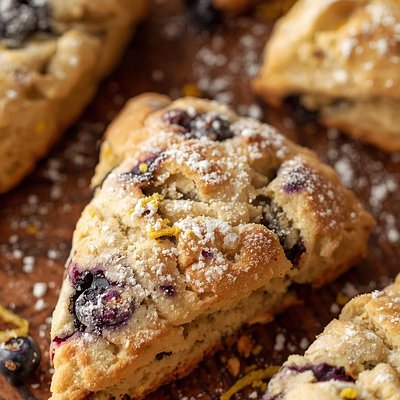 Blueberry lemon Scones
