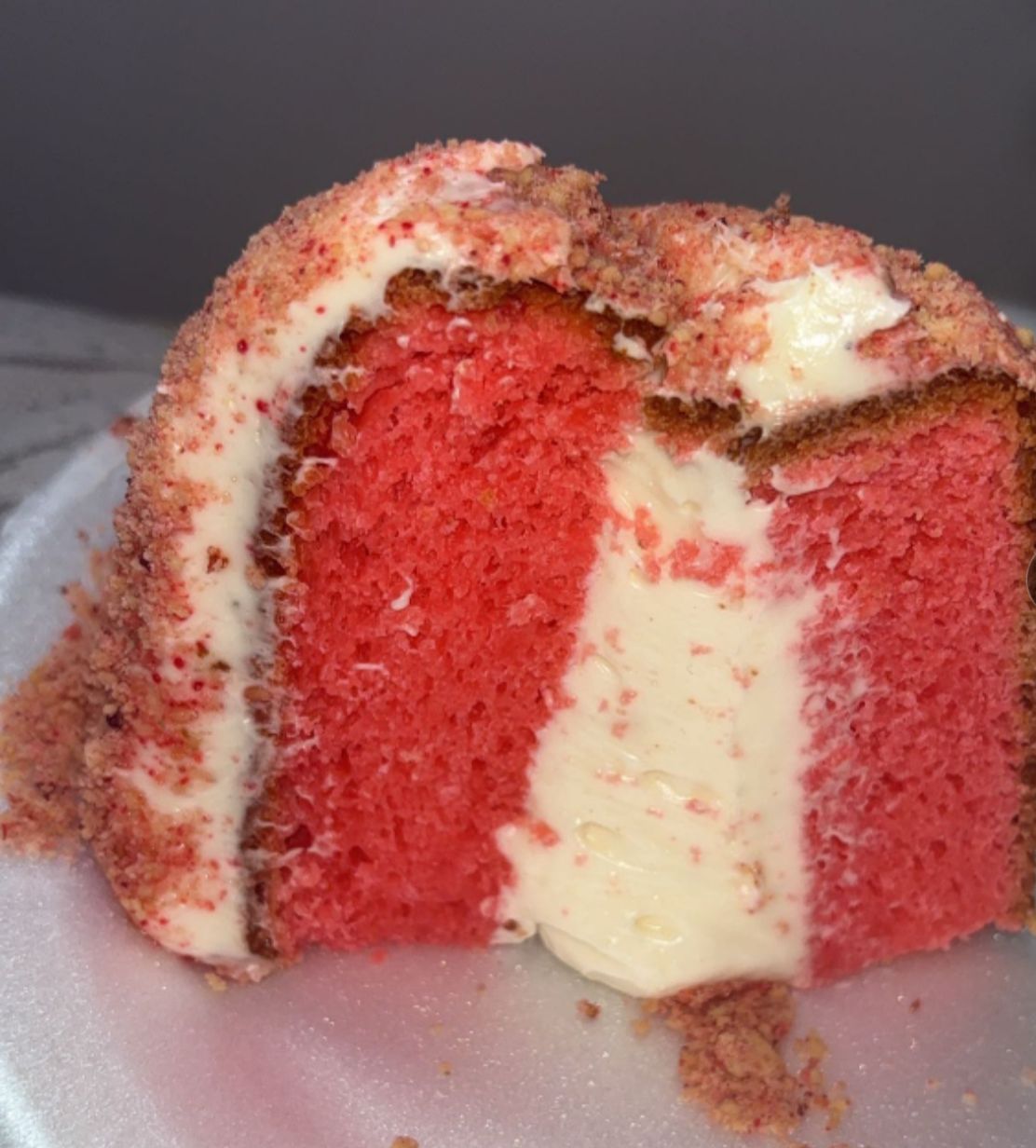 Strawberry Cheese Cake Slices 