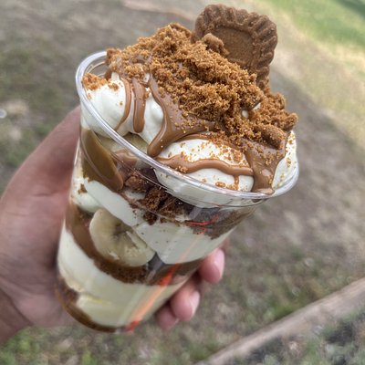 Cookie Butter Banana Pudding Cup