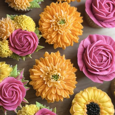 Floral Cupcakes