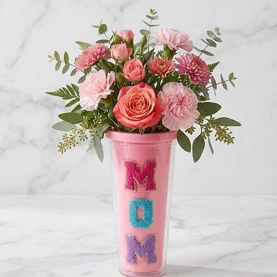 Mother's Day Special-Bouquet In Tumbler