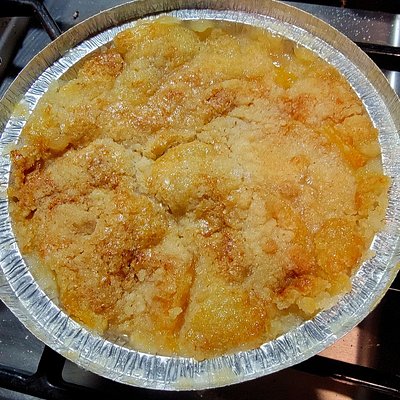 Peach Cobbler 7 Inch Round