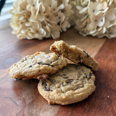 Brown Butter Sourdough Chocolate Chip Cookies