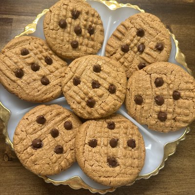 Peanut Butter Choc. Chip Cookies 